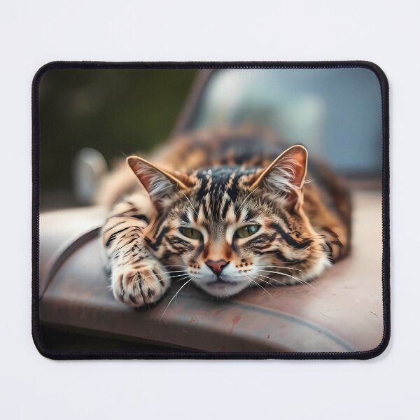 Item preview, Cat Relaxing on Rusty Truck designed and sold by cuprum.
