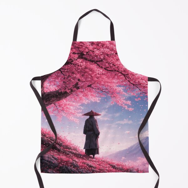 Item preview, The Wandering Ronin under Cherry Blossoms Design designed and sold by G.S.Designs.