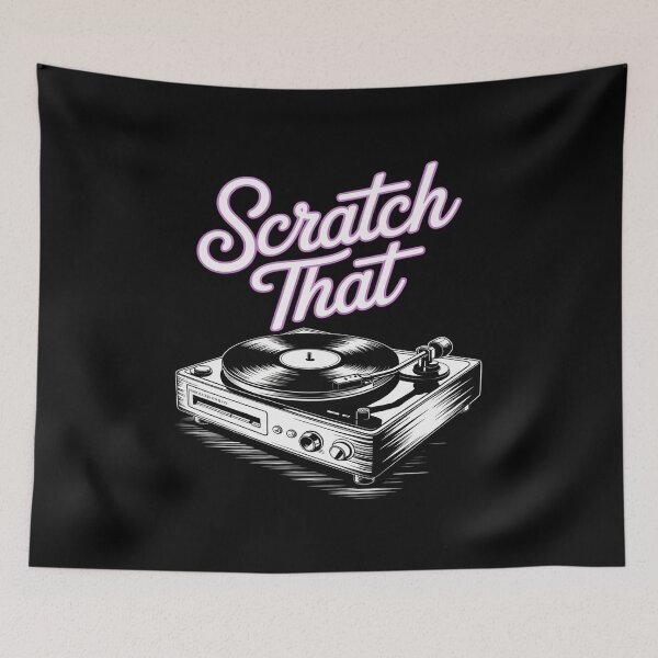 Item preview, Scratch That Vinyl Lovers Turntable designed and sold by HORIZBoutique.