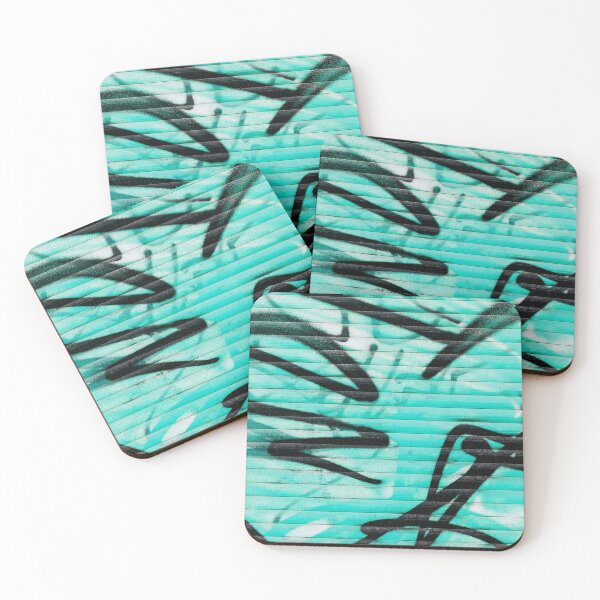 Item preview, TEAL GRAFFITI designed and sold by yenamerch.