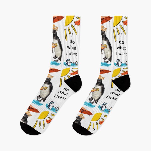 Item preview, Holiday penguin, I do what I want designed and sold by Katja LebenFreude.