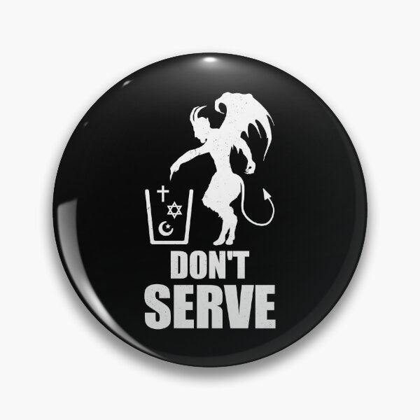 Item preview, Don't serve - white version designed and sold by Pintwich.