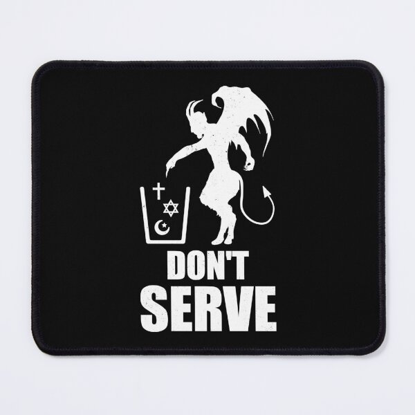Item preview, Don't serve - white version designed and sold by Pintwich.