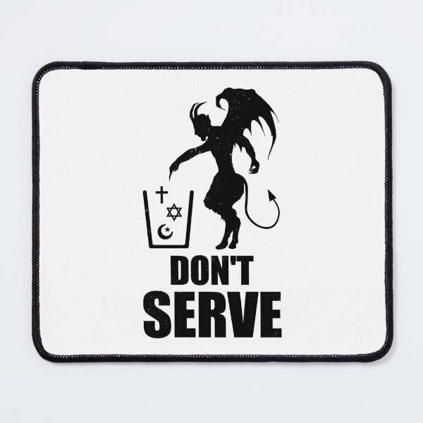 Item preview, Don't serve - black version designed and sold by Pintwich.