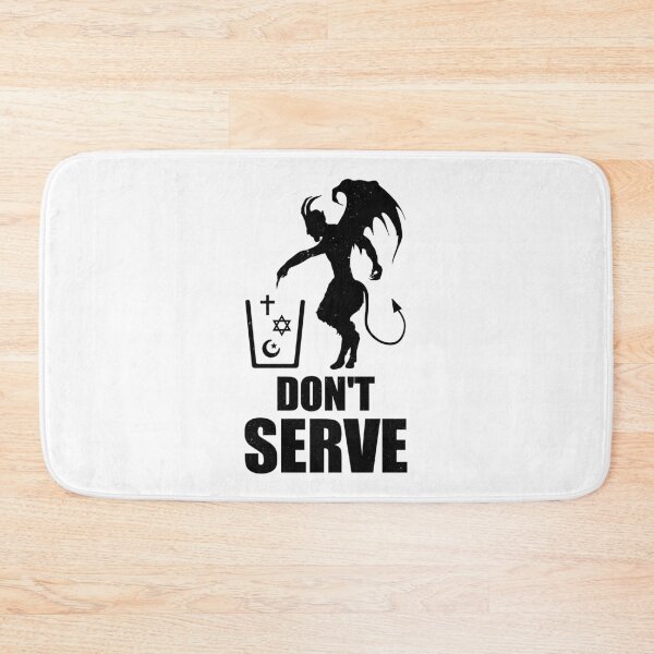 Item preview, Don't serve - black version designed and sold by Pintwich.