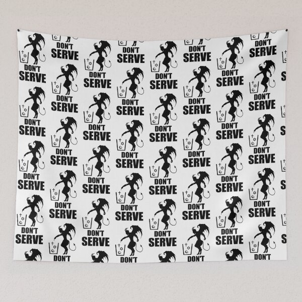 Item preview, Don't serve - black version designed and sold by Pintwich.