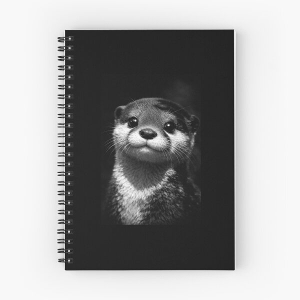 Item preview, Nutria en blanco y negro designed and sold by LittleInkyOtter.