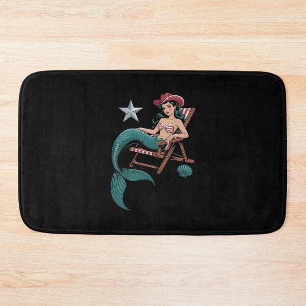 Item preview, Sea You At The Rodeo Mermaid and Cowboy Hat Summer Beachy designed and sold by HORIZBoutique.