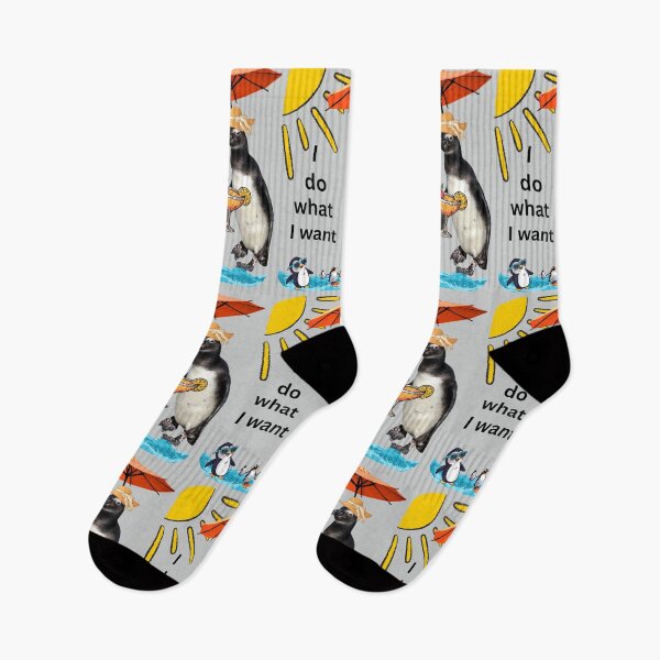 Item preview, Holiday penguin, I do what I want designed and sold by Katja LebenFreude.