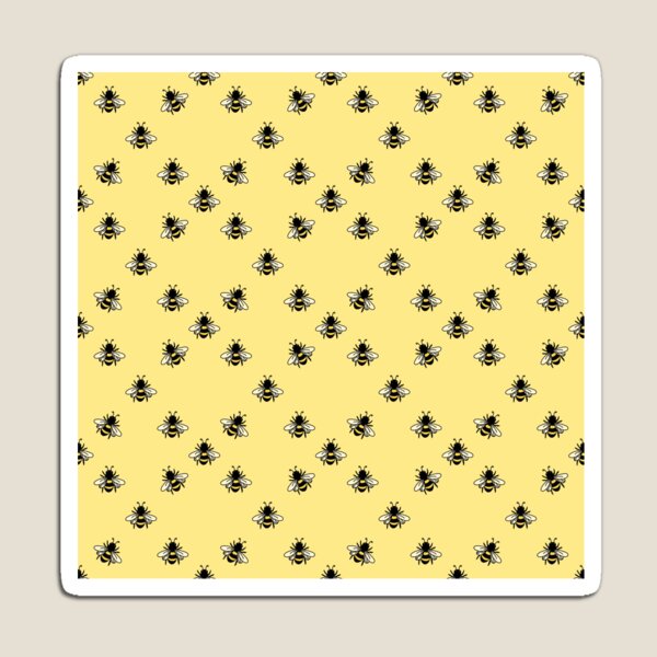 Item preview, Cute Bee Seamless Pattern – Honey Bees, Nature Illustration, Cute Insect Design designed and sold by WildLakePatterns.
