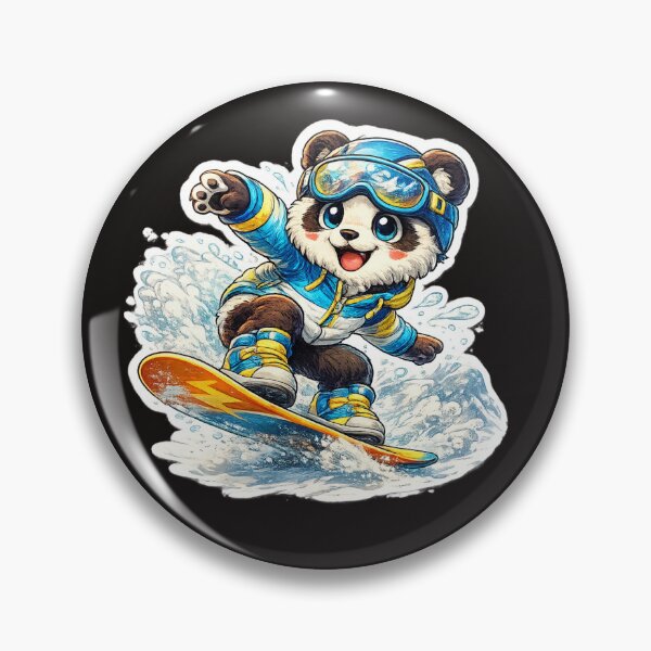 Item preview, Panda Snowboarder - olympic games designed and sold by OndrejsDesign.