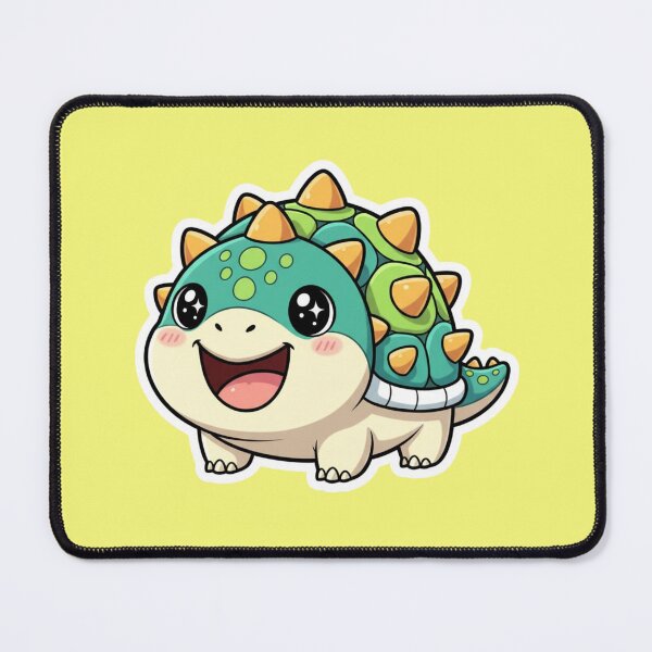 Item preview, Adorable Kawaii Baby Ankylosaurus Dinosaur Sticker for Kids and Dino Lovers designed and sold by bvdesignart.