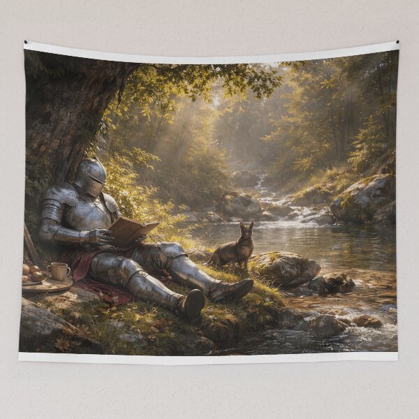 Item preview, The Scholar Knight: A Moment of Peace designed and sold by G.S.Designs.