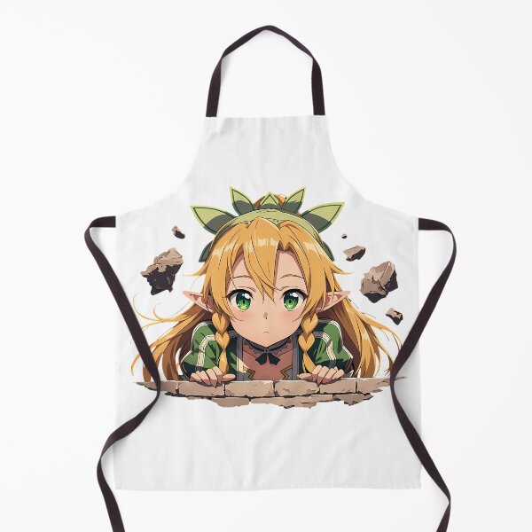 Artikelvorschau, Leafa aus Sword Art Online (Anime) – Sanftes Chibi-Mädchen mit grünem Haar entworfen und verkauft von TorbenKuhano.