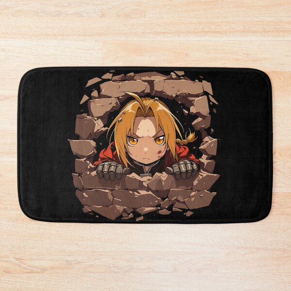 Item preview, Edward Elric Fullmetal Alchemist Anime Strong Chibi Peeking Yellow Hair designed and sold by TorbenKuhano.