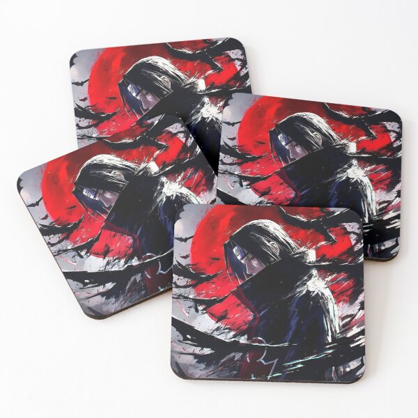 Item preview, Crimson Moon Shinobi – Dark Anime Ninja Blood Moon Art designed and sold by Dyan4.