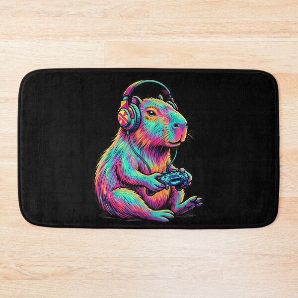 Item preview, Capybara Video Games Gamer Funny Gaming Graphic Kids Art for Men Women Kids , Capybara Gift Lover  designed and sold by DZIRI NAJAT.