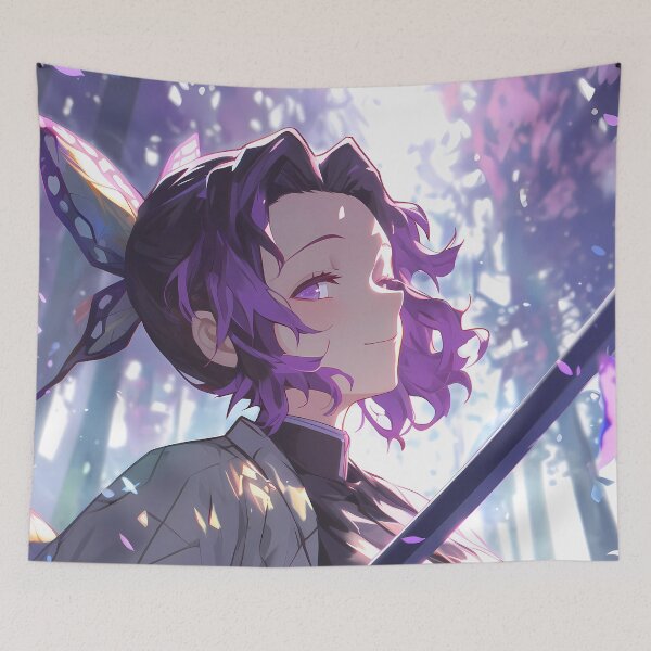 Item preview, Shinobu Kocho Demon Slayer Anime Butterfly Insect Hashira Grace designed and sold by TorbenKuhano.