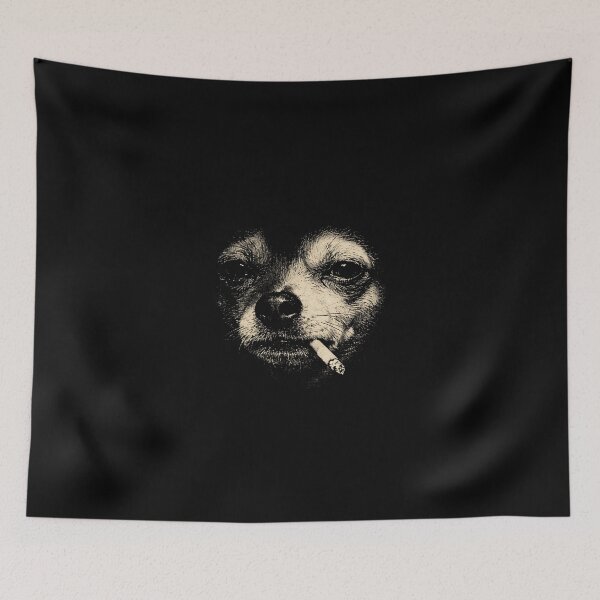 Item preview, Funny Smoking Chihuahua designed and sold by SanipepaVase.