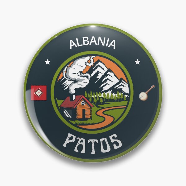 Item preview, Patos Albania | Green Travel Emblem designed and sold by World Designs.