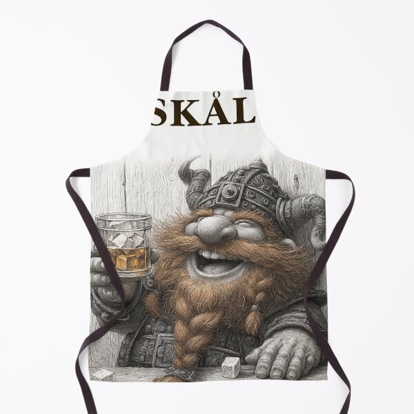 Item preview, Jolly Viking Toasting Whiskey | Vintage Sketch Style designed and sold by CodeDistilled.