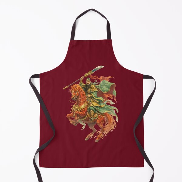 Item preview, Guan Yu on Red Horse – Sacred Chinese Warrior God of Loyalty Power & Protection Illustration designed and sold by Sksticker991.