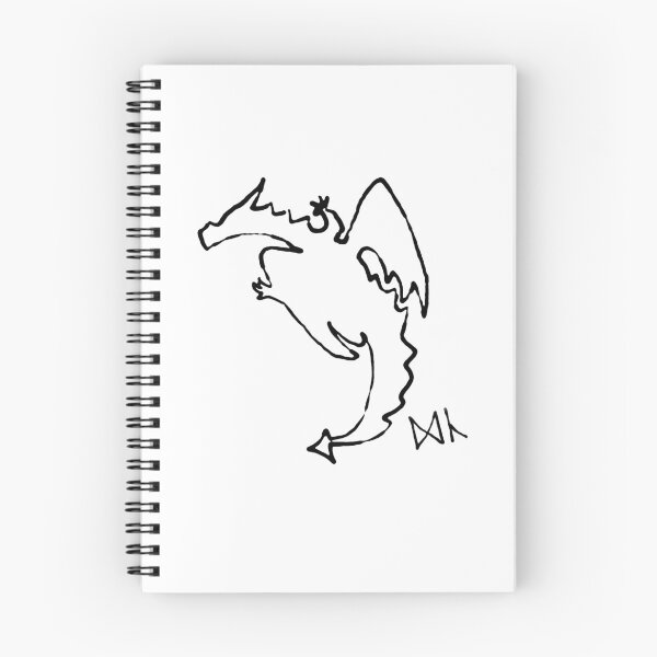 Item preview, Simple Black Dragon Ink Logo with DC Initials designed and sold by DevinCrystie.