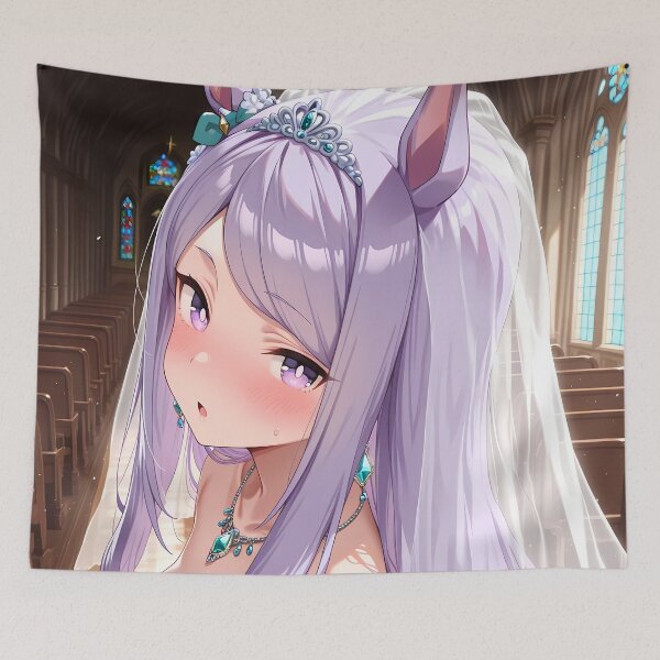 Item preview, Mejiro McQueen Uma Musume Pretty Derby Anime Girl Waifu Wedding Beauty designed and sold by TorbenKuhano.