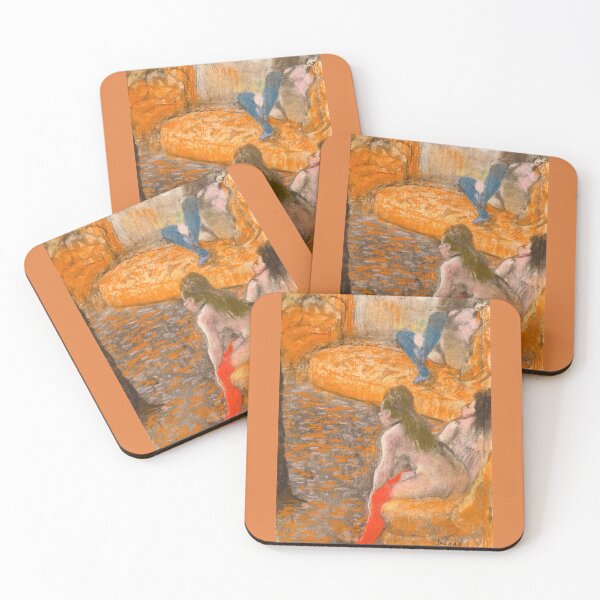 Item preview, Attente Dun Client by Edgar Degas: Intimate Impressionist Boudoir Poster designed and sold by artofuniverse.