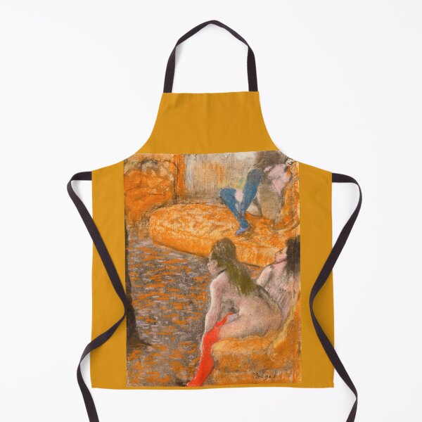 Item preview, Attente Dun Client by Edgar Degas: Intimate Impressionist Boudoir Poster designed and sold by artofuniverse.