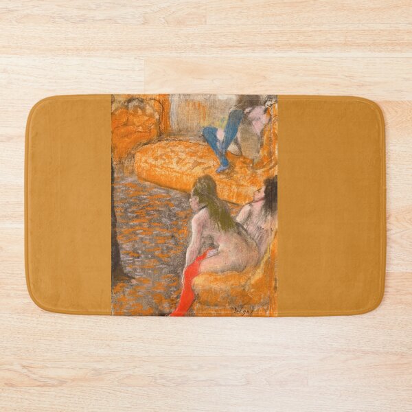 Item preview, Attente Dun Client by Edgar Degas: Intimate Impressionist Boudoir Poster designed and sold by artofuniverse.
