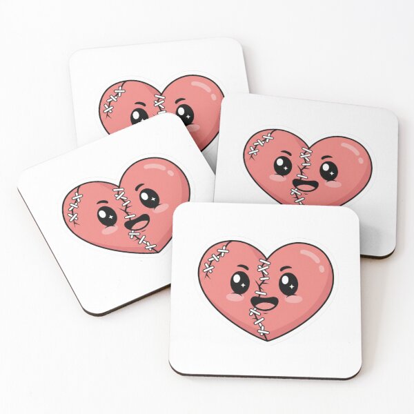 Item preview, Happy Broken Heart Anti Valentine Sticker designed and sold by Imaginarium of Chaos falcon88 .