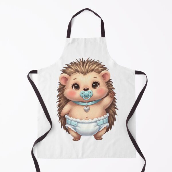 Item preview, Cute Baby Hedgehog with Pacifier and Diaper designed and sold by CHRIST5000.