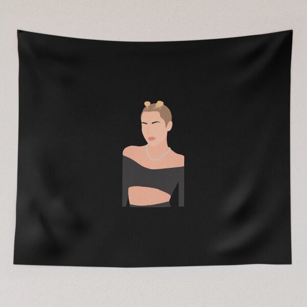 Item preview, Miley Cyrus Lineless Illustration designed and sold by dsxclothing.