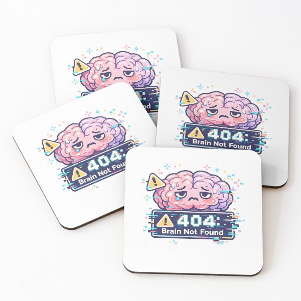Item preview, Error 404 Brain Not Found designed and sold by Lumiart1408.