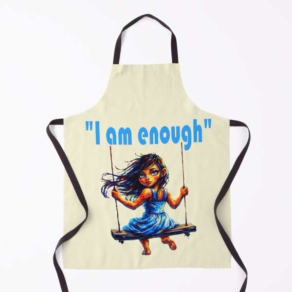 Item preview, I am enough. Girl swinging designed and sold by Natart1004.
