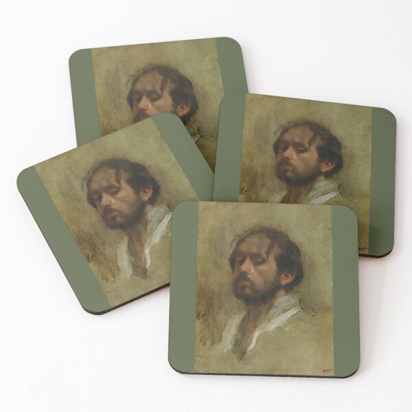 Item preview, Autoportrait by Edgar Degas: Introspective Impressionist Portrait Study Poster designed and sold by artofuniverse.