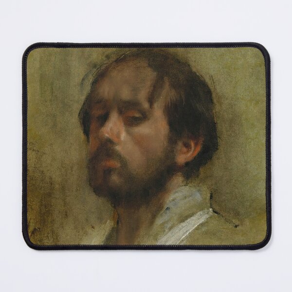 Item preview, Autoportrait by Edgar Degas: Introspective Impressionist Portrait Study Poster designed and sold by artofuniverse.