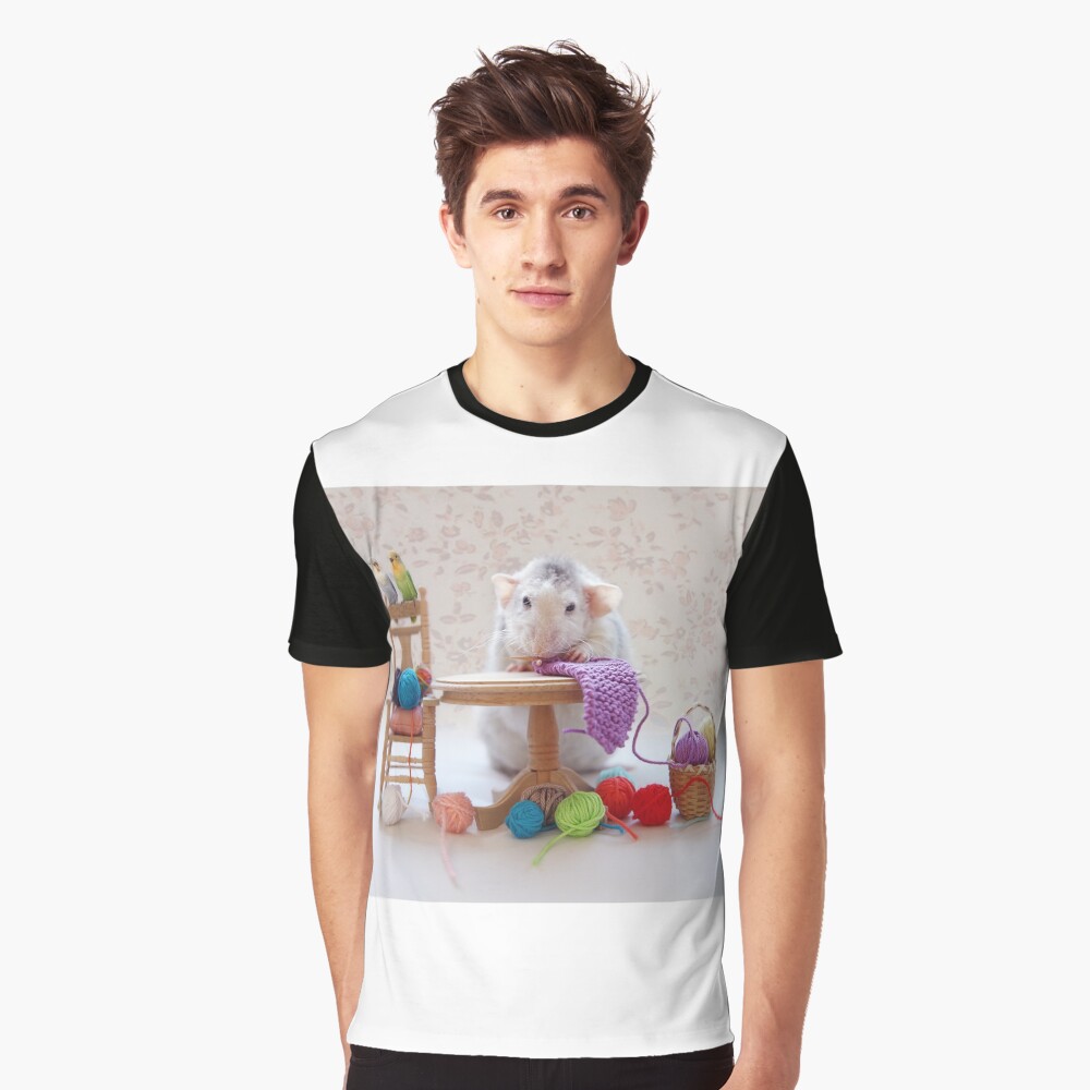 Rosie knitiing with friends Graphic T-Shirt