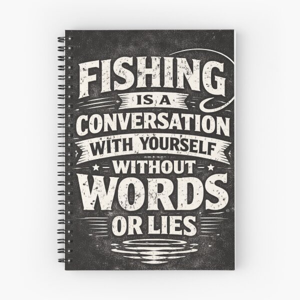 Item preview, Fishing Is A Conversation Quote designed and sold by EimSol.