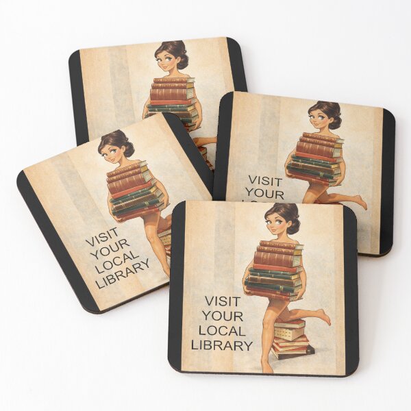 Item preview, Spoof Ads: Visit Your Library designed and sold by halibutgoatramb.