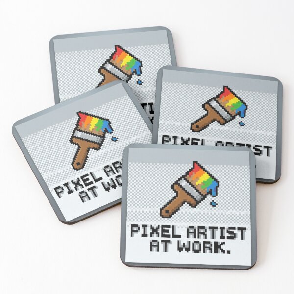 Item preview, "Pixel Artist at Work" (8-Bit) designed and sold by ryanguas.