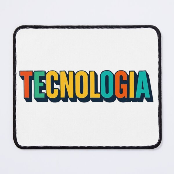 Item preview, TECNOLOGIA Color Block Retro Typography Design designed and sold by ViralByDesign.