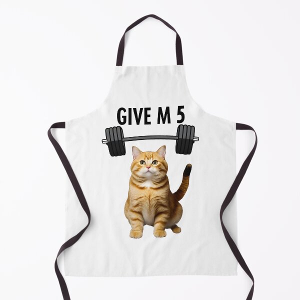 Item preview, cat weightlifting designed and sold by Uglyandcute.
