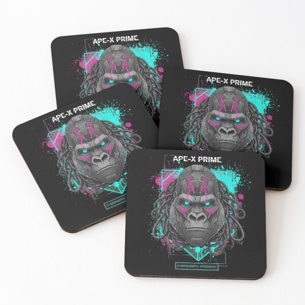 Item preview, Ape X Prime – Cybernetic Strength Gorilla designed and sold by Ekracreatives.