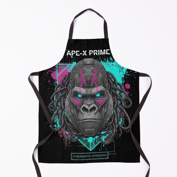 Item preview, Ape X Prime – Cybernetic Strength Gorilla designed and sold by Ekracreatives.