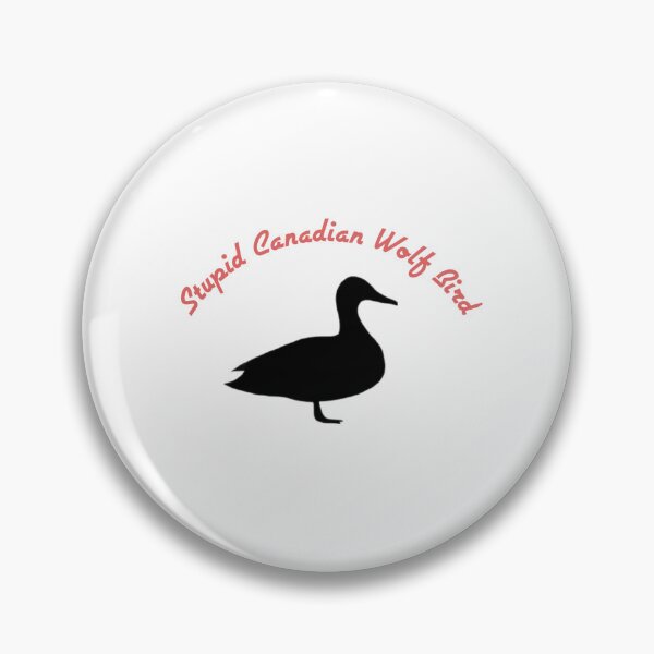 Item preview, Heated rivalry: Stupid Canadian Wolf Bird stickers designed and sold by Khalid lq.