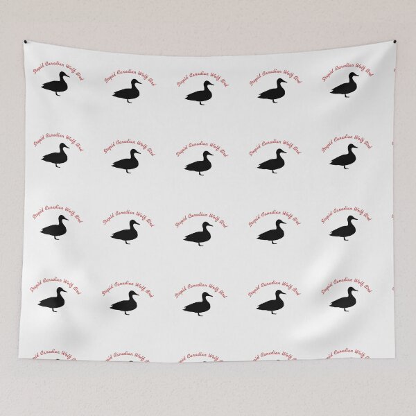 Item preview, Heated rivalry: Stupid Canadian Wolf Bird stickers designed and sold by Khalid lq.