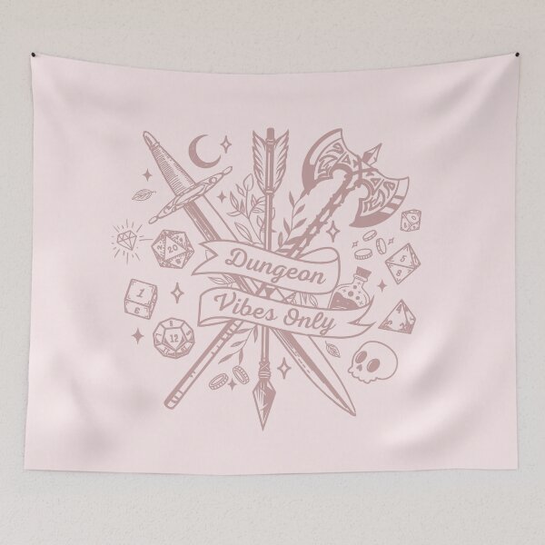 Item preview, Cute Pink and Lilac Dnd Dungeon Vibes Only, for Girl designed and sold by DungeonAtelier.