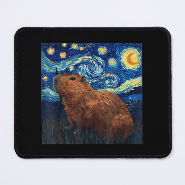Item preview, Capybara Van Gogh Style Starry Night Art for Men Women Kids , Capybara Gift Lover designed and sold by DZIRI NAJAT.